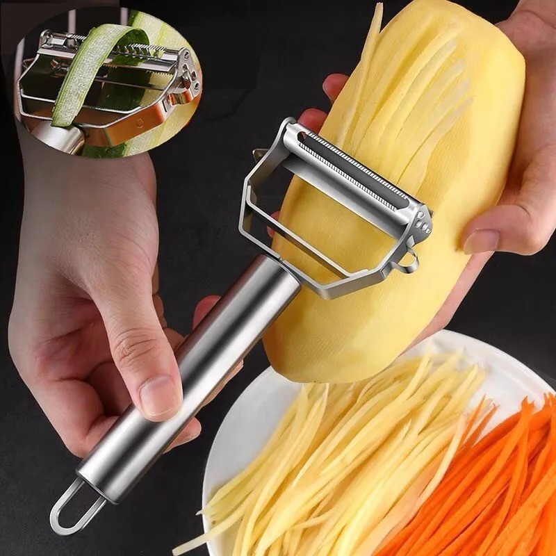 Stainless Steel Double Head Vegetable Peeler Fruit Potato Kitchen Tool
