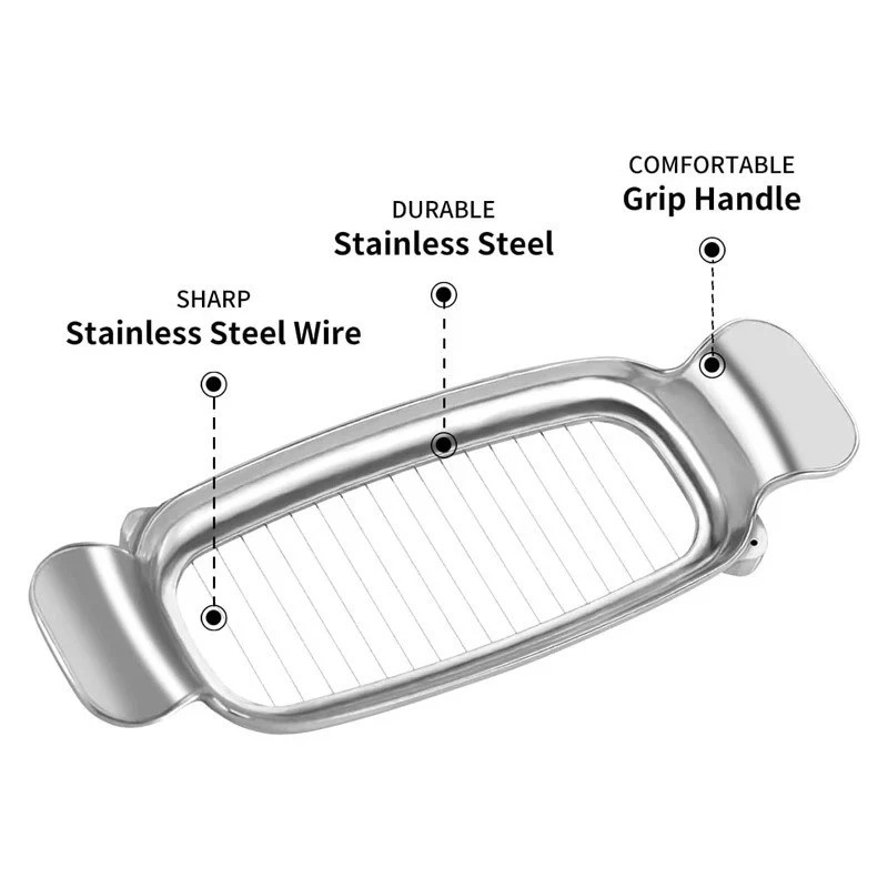 Stainless Steel Butter Slicer Cheese Cutter Kitchen Accessories Endurance Silver