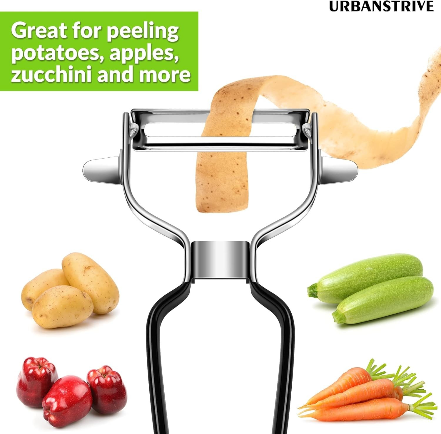 Dishwasher Safe Y Peeler in Stainless Steel – Smooth Operation for Home Chefs