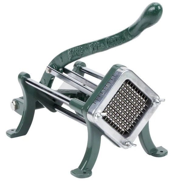 Choice 1/4″ Countertop Cast Iron Manual French Fry Cutter / Potato Cutter