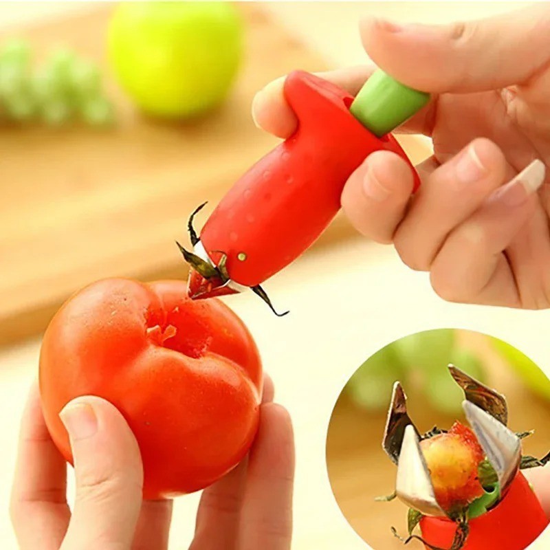 Strawberry Slicer Cutter Corer Huller Fruit Stem Leaf Remover Tool 1Pc
