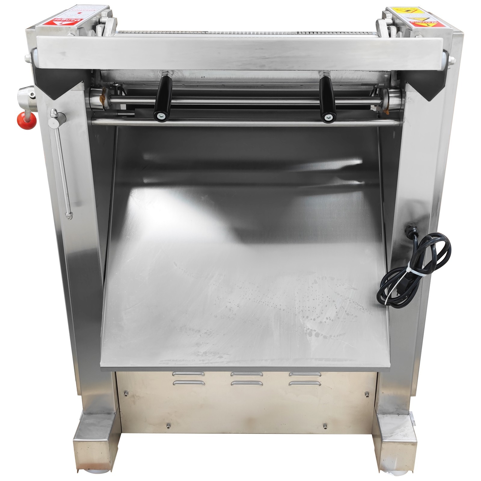 Automatic Pork Meat Skin Peeling Machine 110V 750W Movable Peeler Adjustable