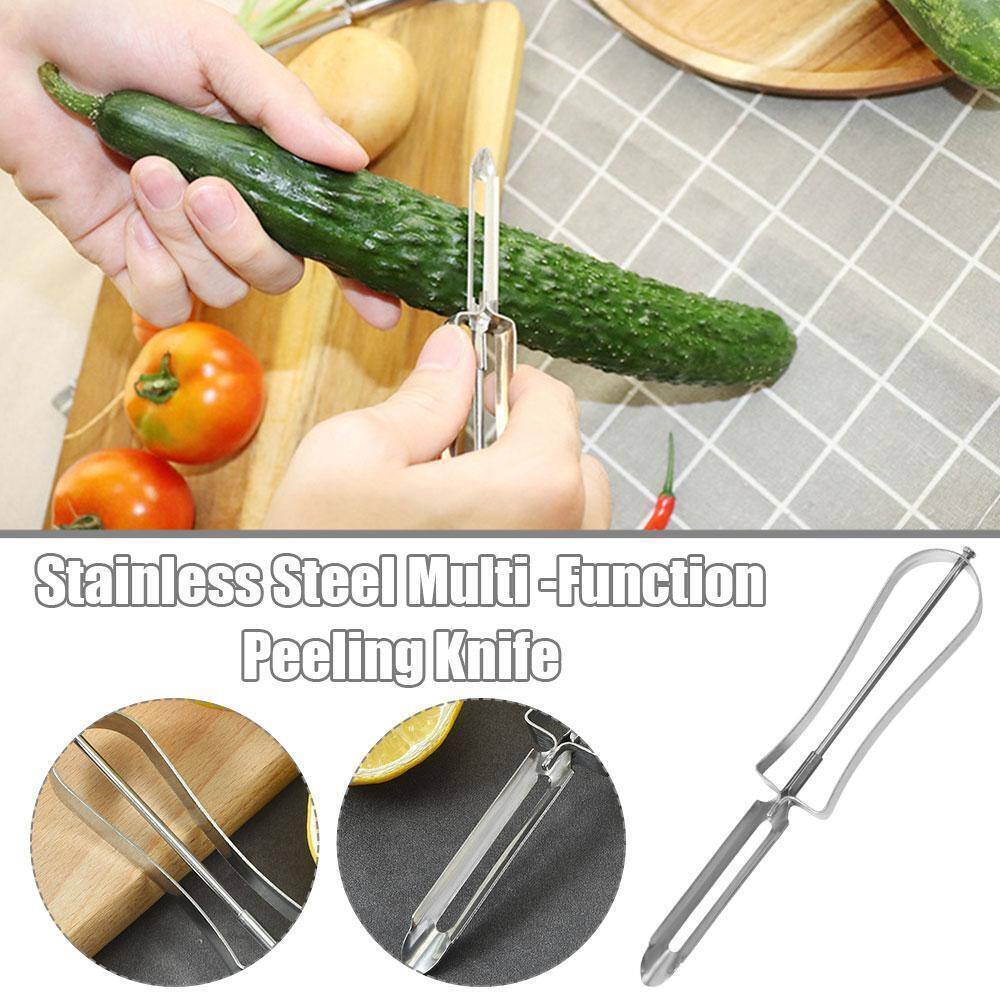 2X Old-School” Professional Vegetable Potato Carrot Peeler – Stainless Steel Bod