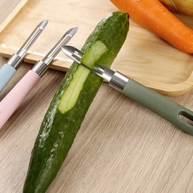 1PC Fruit & Potato Peeler – Sharp Blade, Non-Slip Handle, Durable – NEW