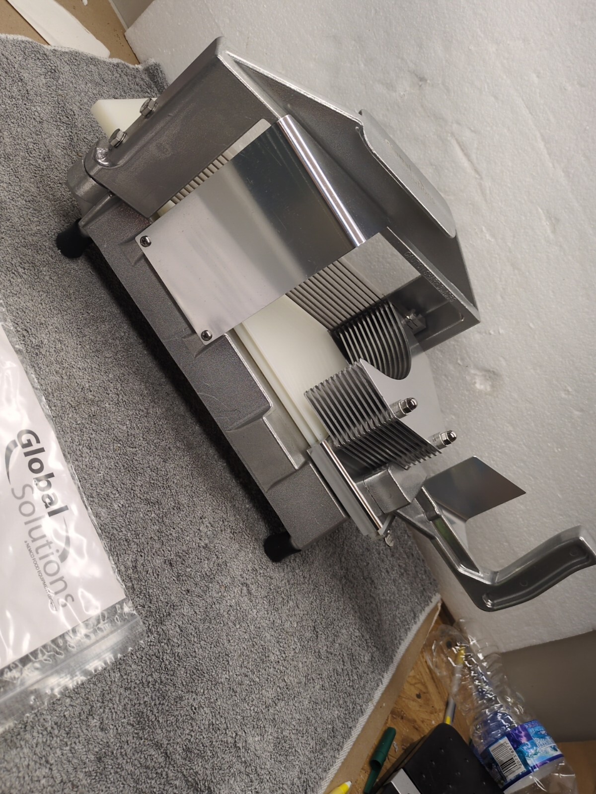 Global Solutions GS4100A Tomato Slicer 3/16″ Aluminum NFS Silver NEMCO GS4100