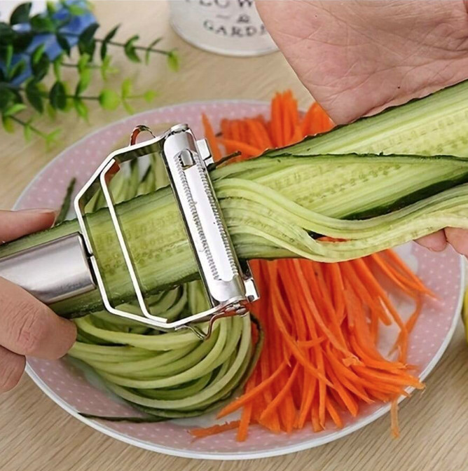 1pc Stainless Steel Vegetable Peeler – Sharp & Durable Kitchen Tool – NEW