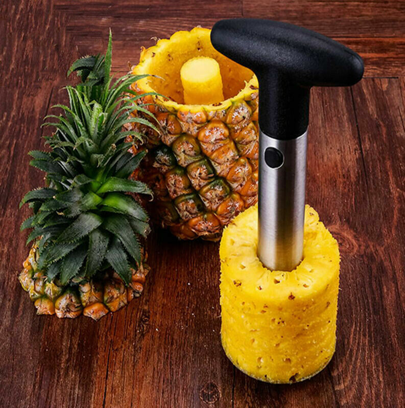 Pineapple Slicer Stainless Steel Cutter Kitchen Fruit Corer Peeler Remover 1pc