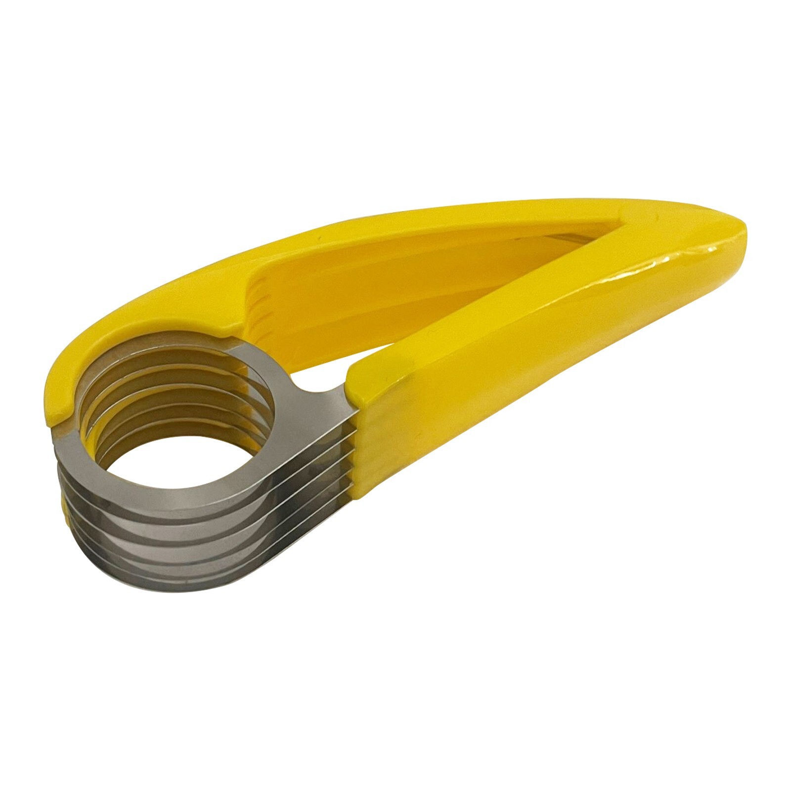 5 Slice Banana Slicer PP+Stainless Fruit Vegetable Salad Cutter Kitchen Tools