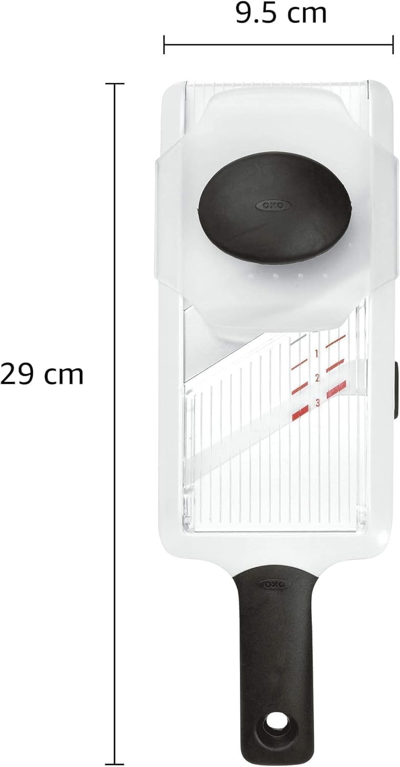 OXO Good Grips Handheld Mandoline Slicer for Kitchen,Adjustable Vegetable Slicer