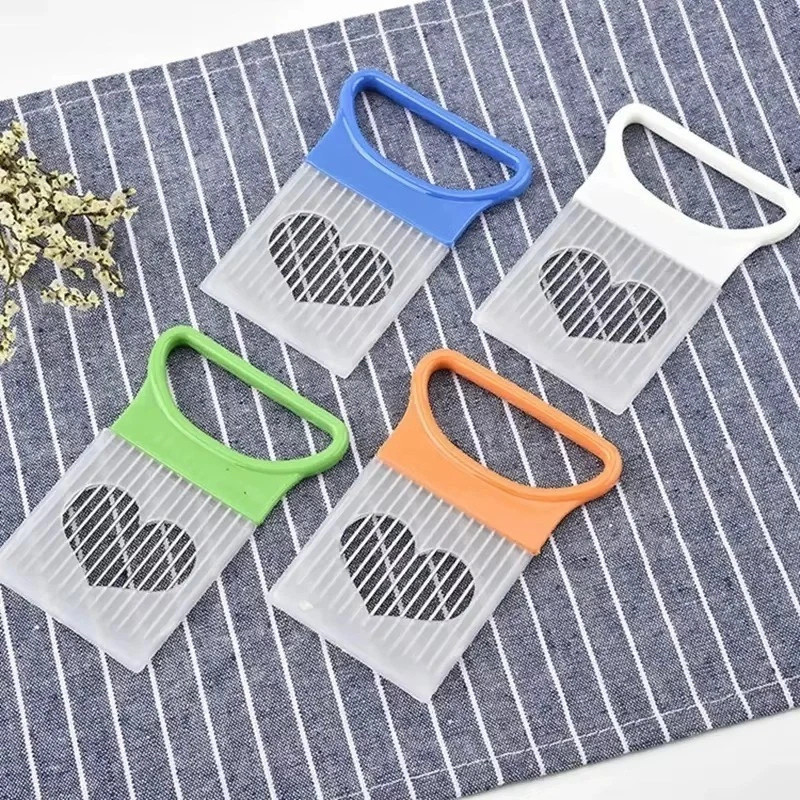 Stainless Steel Onion Slicer Holder Vegetable Chopper Cutter Kitchen Tool