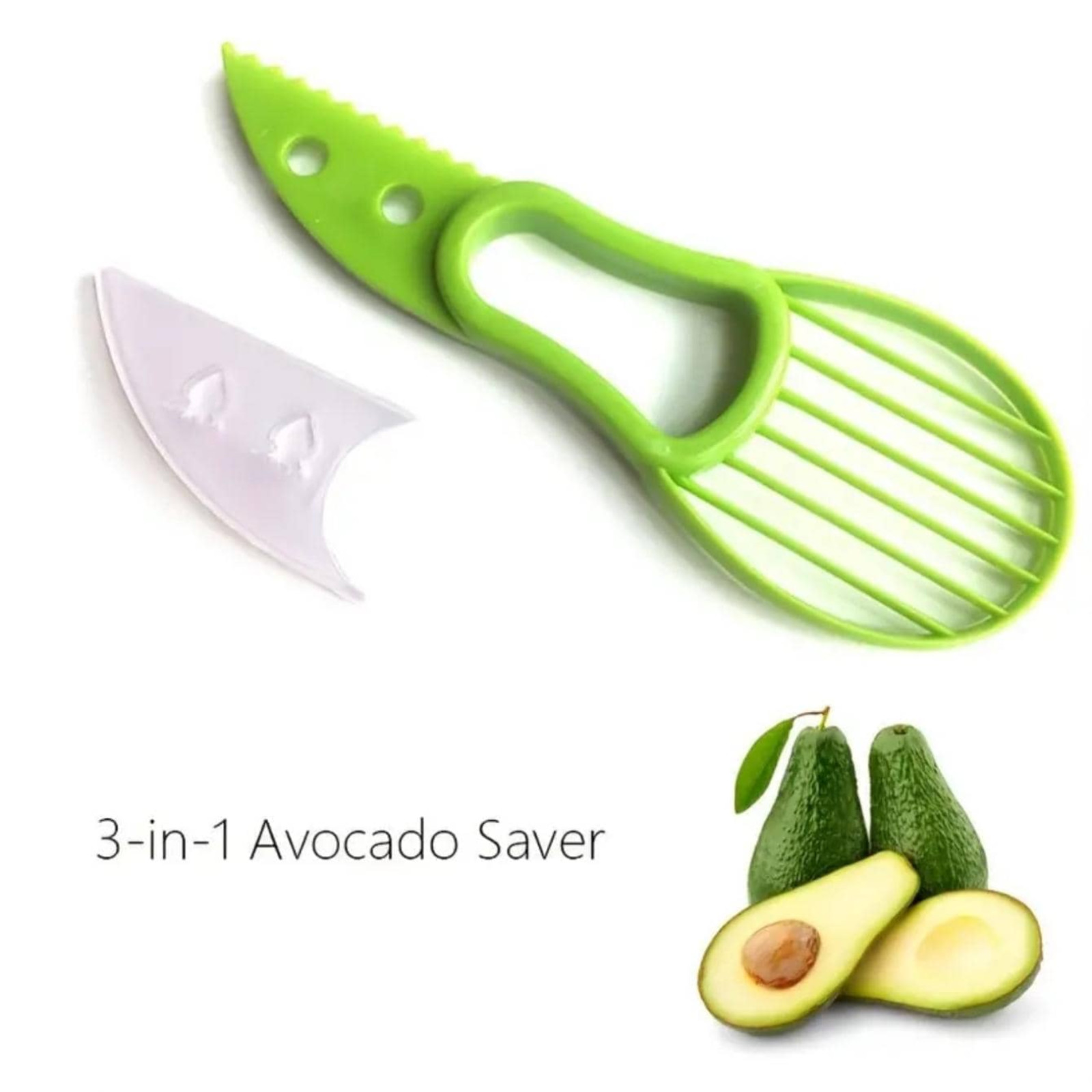 2-in-1 Avocado Slicer Cutter & Pit Remover Fruit Slicer Peeler Kitchen Gadgets