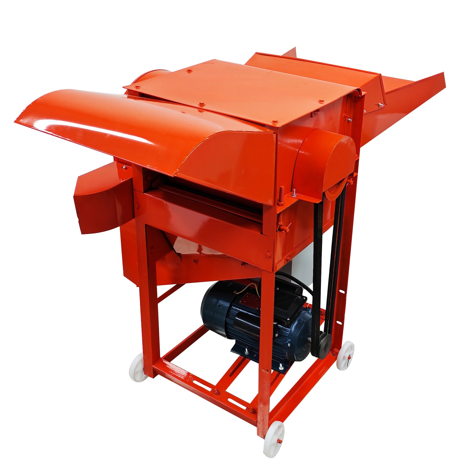 220V Grain Hulling&Peeling Machine Thresher Sheller for Rice Wheat 400-600kg/h