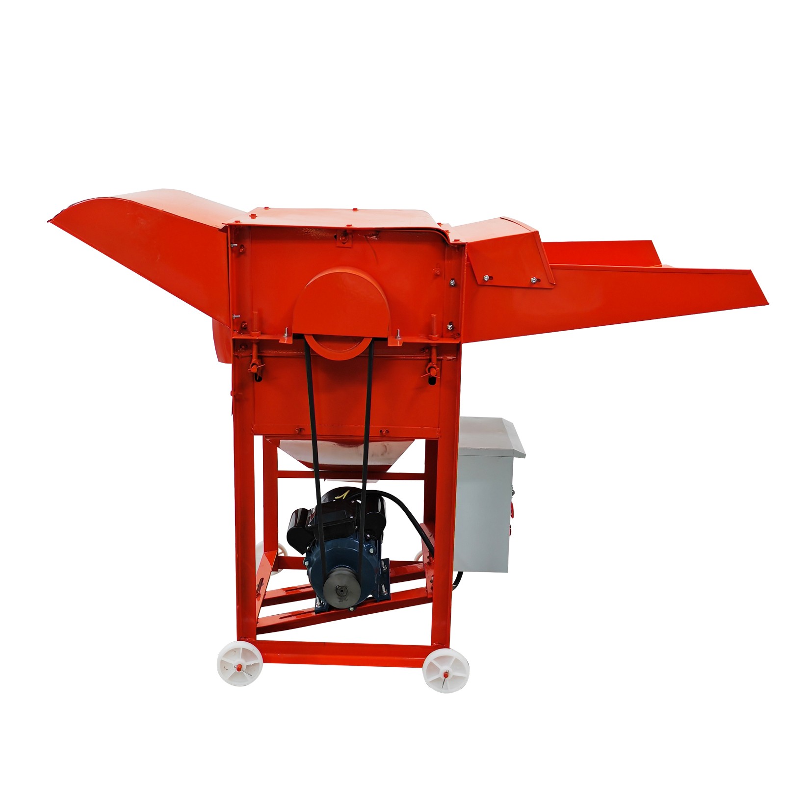 220V Grain Hulling&Peeling Machine Thresher Sheller for Rice Wheat 400-600kg/h