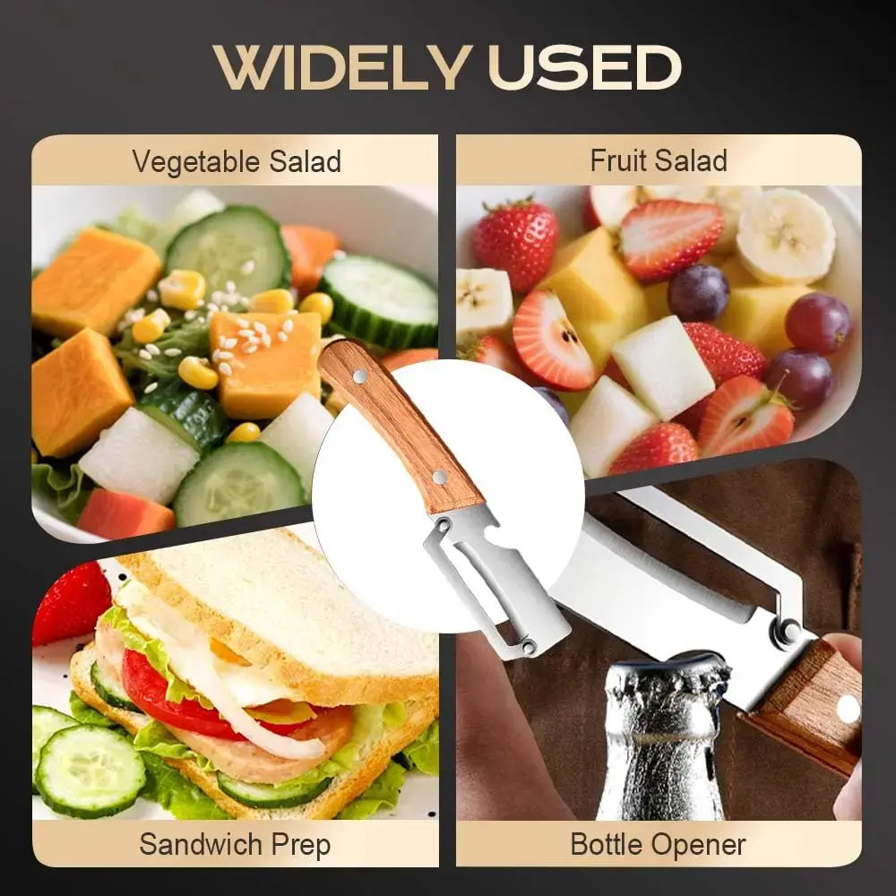 【Summervibes】Multi-Functional Vegetable Peeler for Kitchen, Ultra-Sharp Stainles