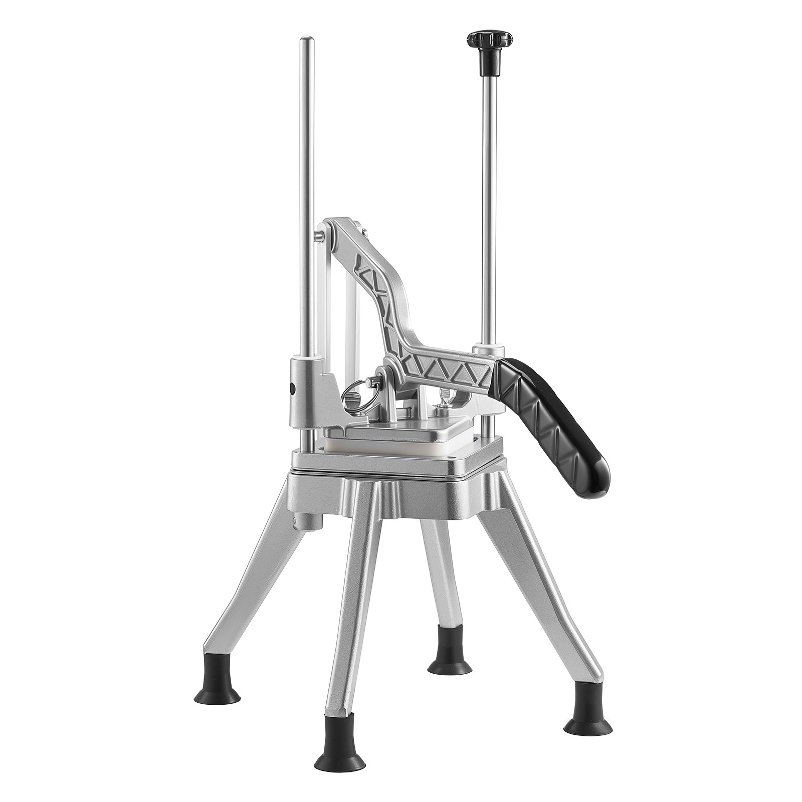 Uimoso Commercial French Fry Cutter with 4 Interchangeable Blades