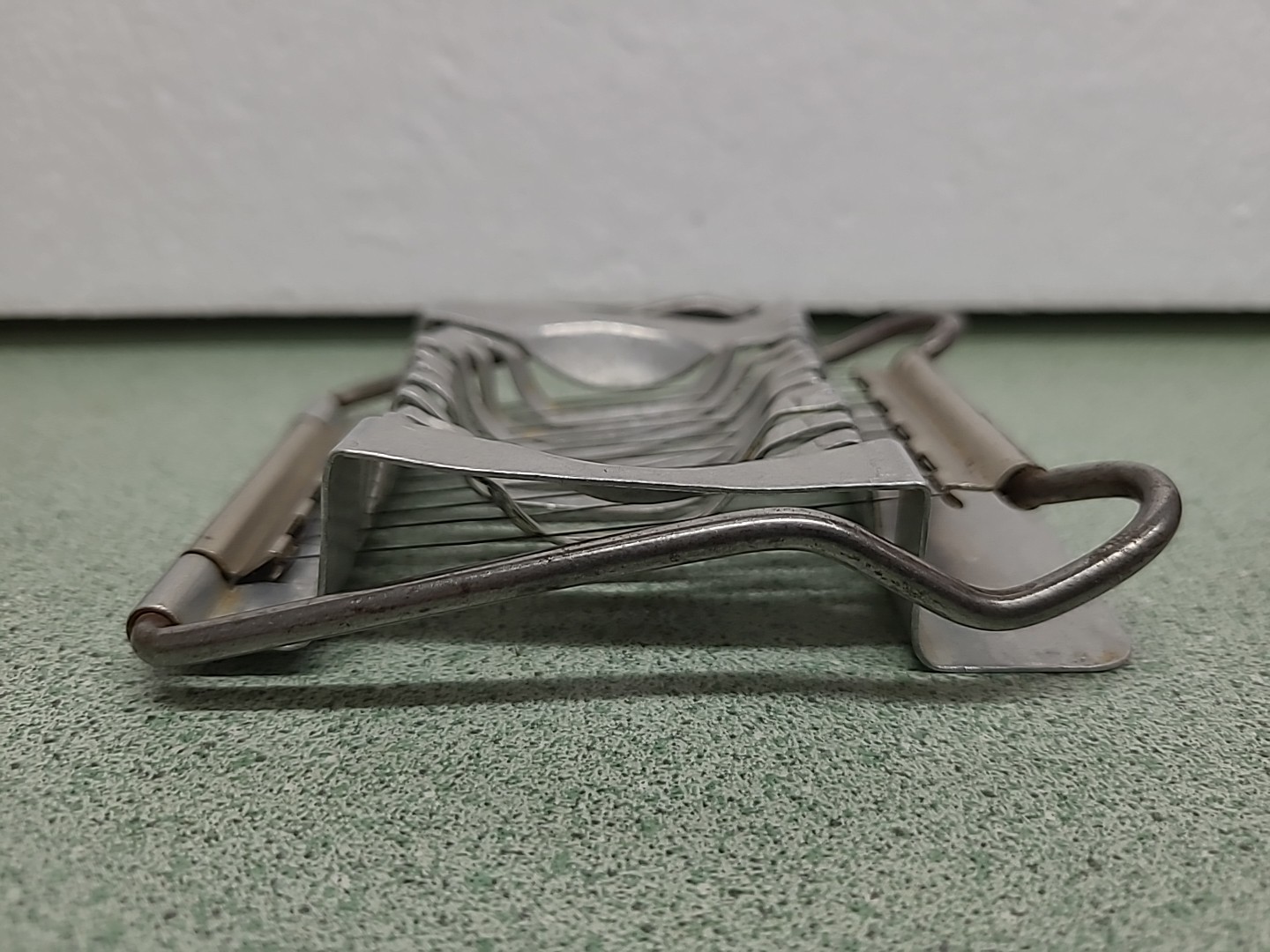 Antique Aluminum Egg Slicer