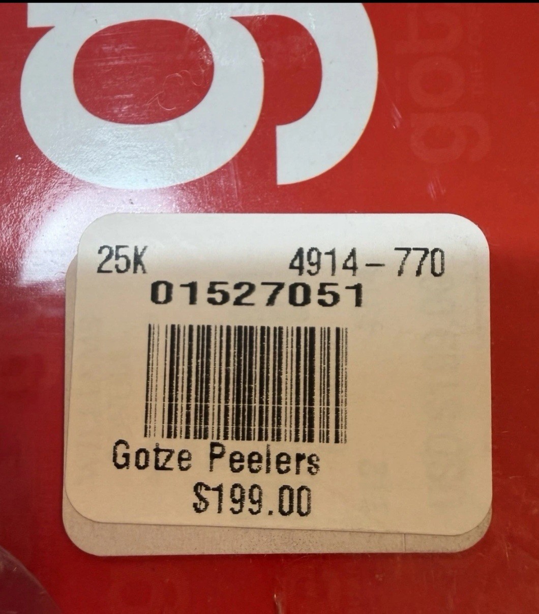 New GOTZE Peelers Set 3 Piece Premium Grade Pro Chef Vegetable SWISS Sealed NIB