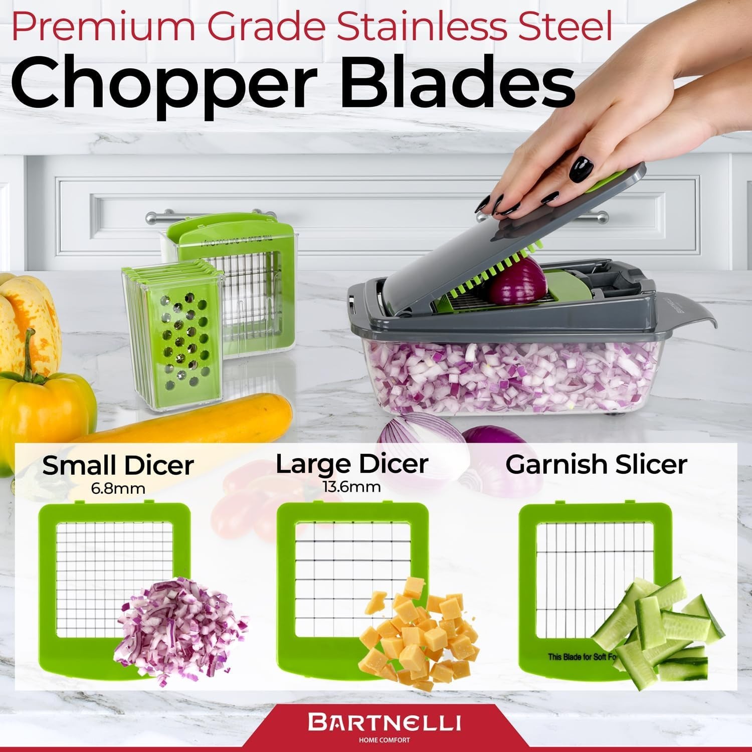 Vegetable Chopper Food Slicer Pro | 15 Pc MultiFuctional Kitchen Gadgets for …