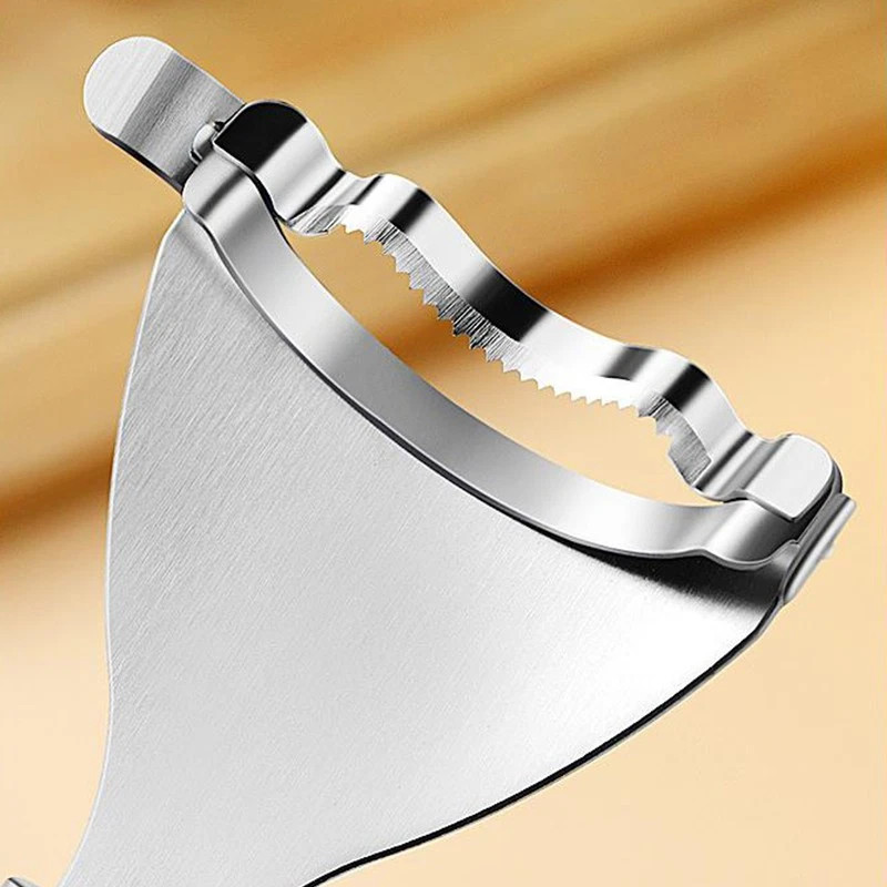 Stainless Steel Corn Cob Peeler Stripper Remover Kitchen Cutter Thresher Tool