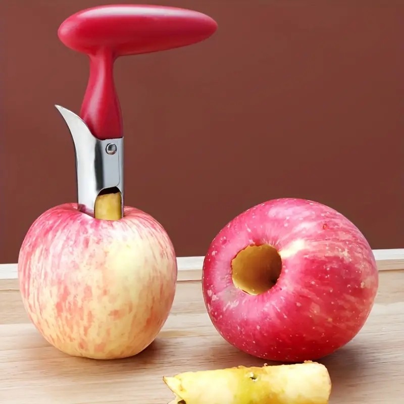 Fruit Apple Corer Pear Tools Stainless Steel Kitchen Twist Easy Core Remover US