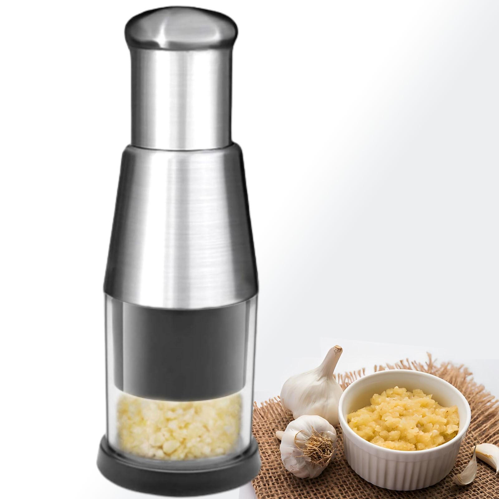 2025 Upgraded Compact Mini Dicer Food ChopperFunctional Manual Press Stainles…