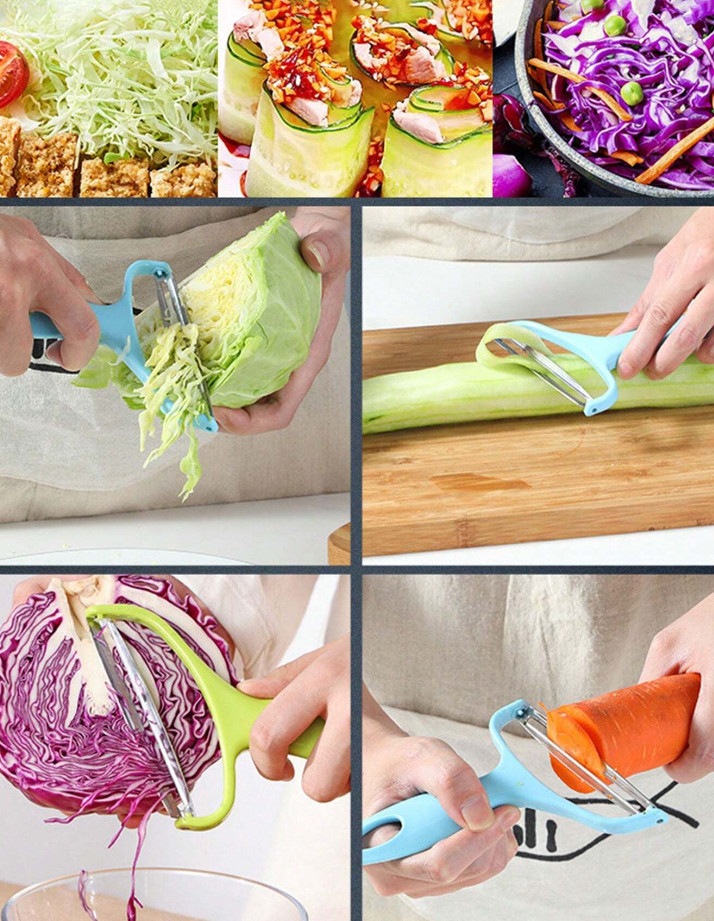 1 pc Vegetable Julienne Slicer Cutter – Easy Kitchen Tool for Quick Veggie Prep