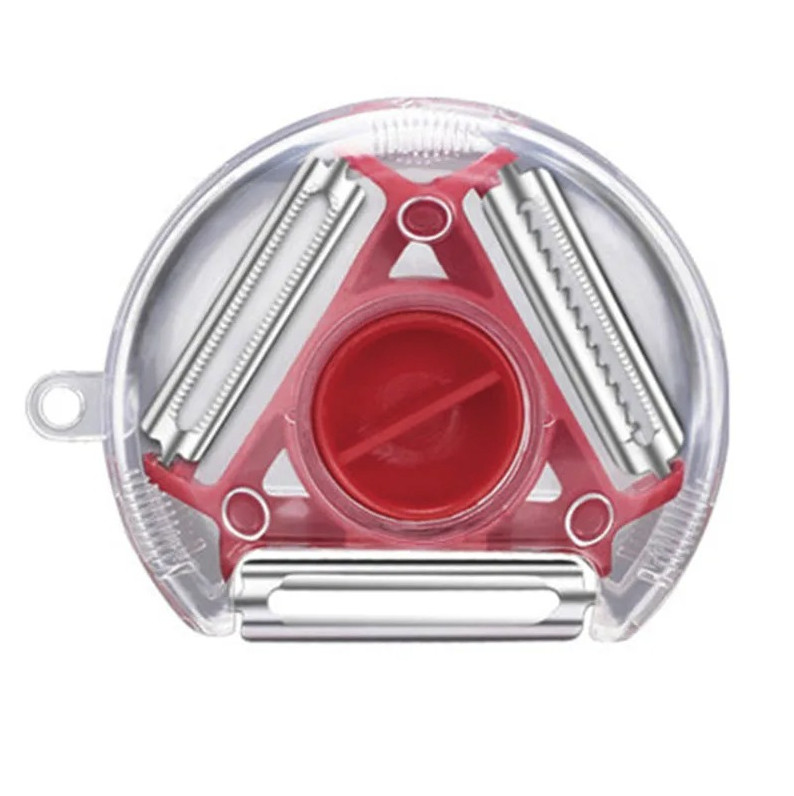 1pc 3-in-1 Magic Peeler Julienne Slicer & Zester Kitchen Tool – NEW