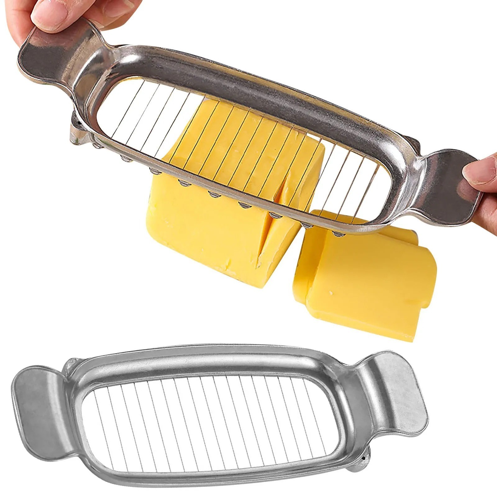 Stainless Steel Butter Slicer Cheese Cutter Kitchen Accessories Endurance Silver