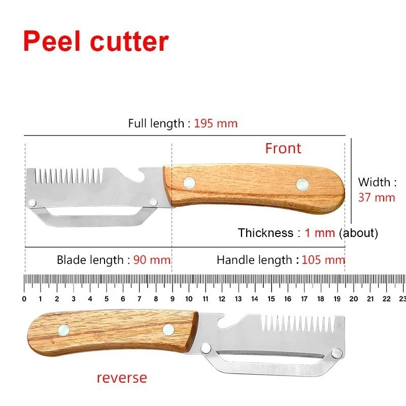 NEW 2 in 1 Multi-Functional Vegetable Peeler for Kitchen Stainless Steel Peeler*