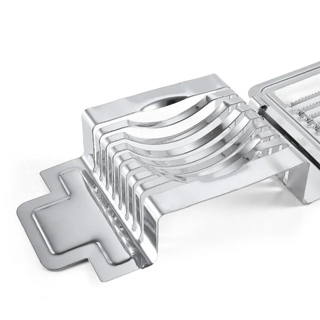 Stainless Steel Boiled Egg Slicer Cutter Mushroom Tomato Ham Kitchen Chopper USA