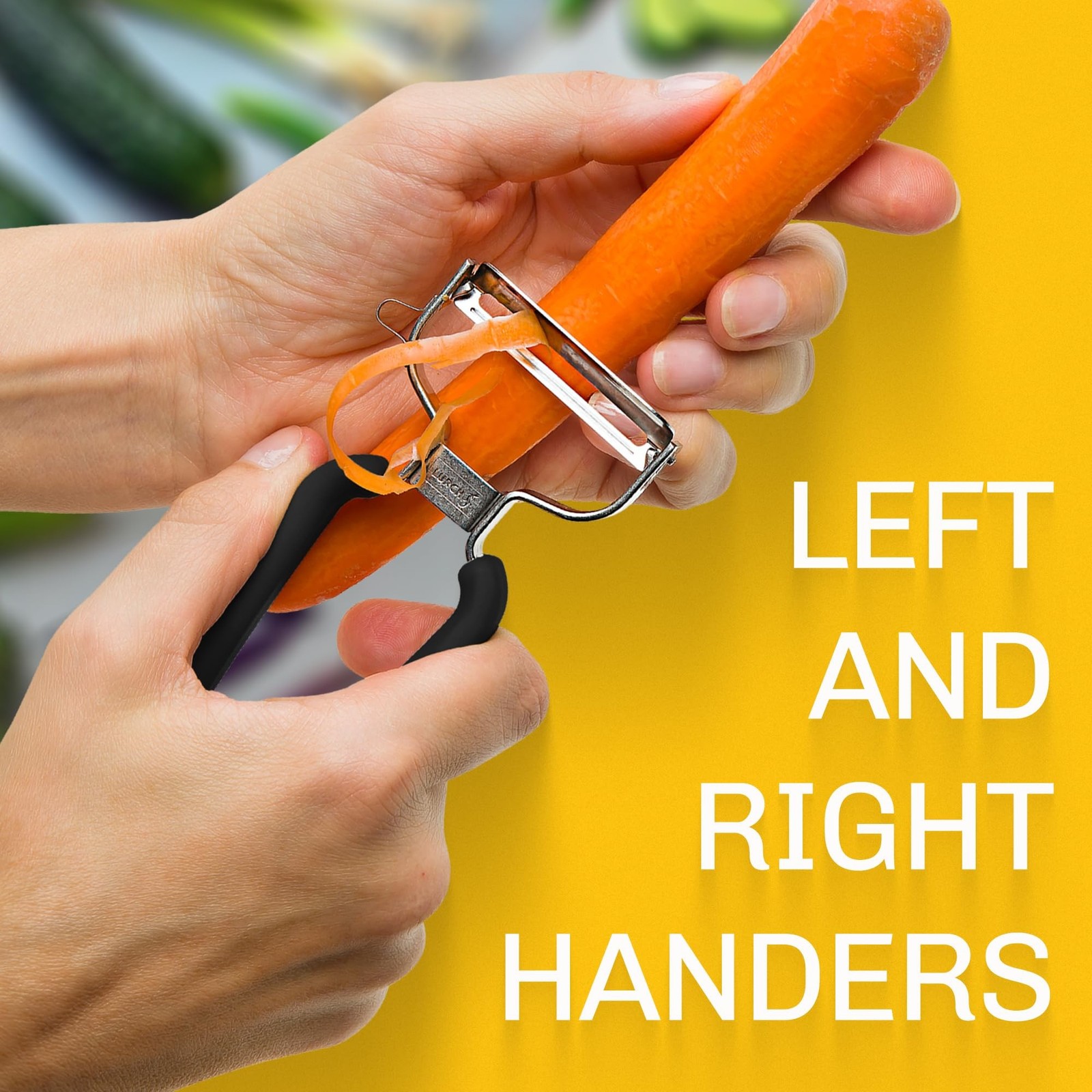 LURCH Germany Universal Ultra Sharp Stainless Steel Vegetable Y Peeler for Po…