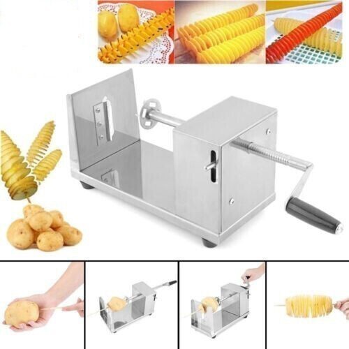 Spiral Potato Slicer Chipper Potato Chips Cutter Machine Tornado Kitchen Tools _