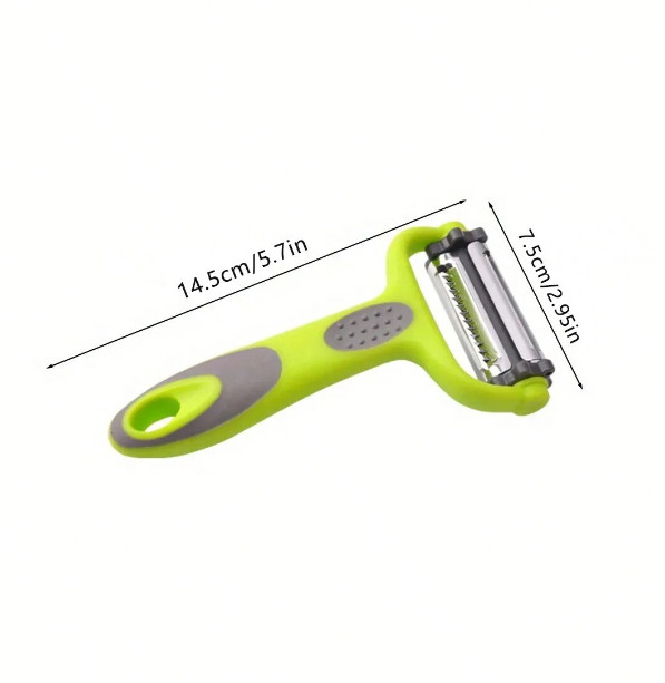 1pc Multifunctional Rotatable Fruit & Vegetable Peeler Ideal for various produce