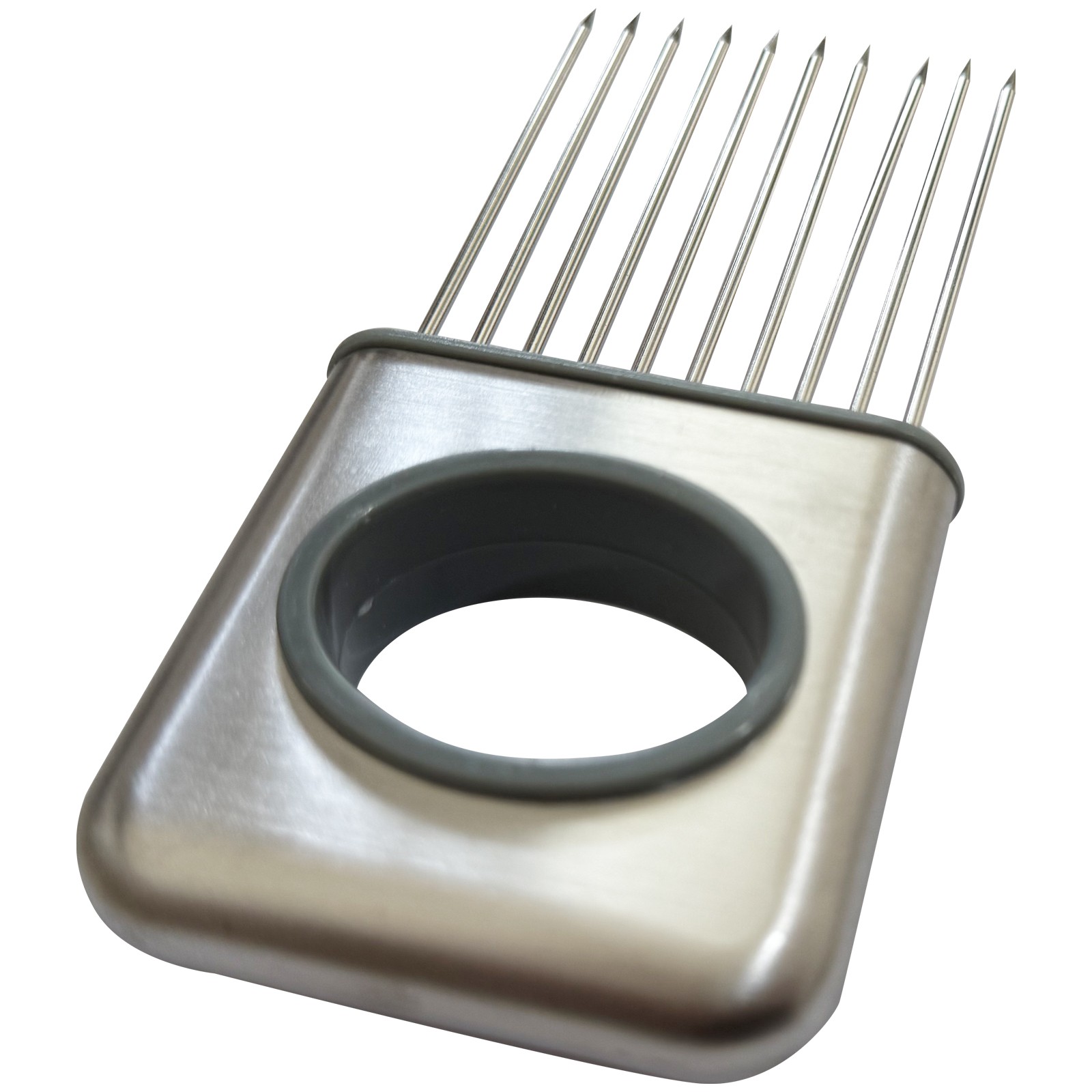 Onion Holder Slicer Vegetable tools Tomato Cutter Stainless Steel Kitchen Gadget