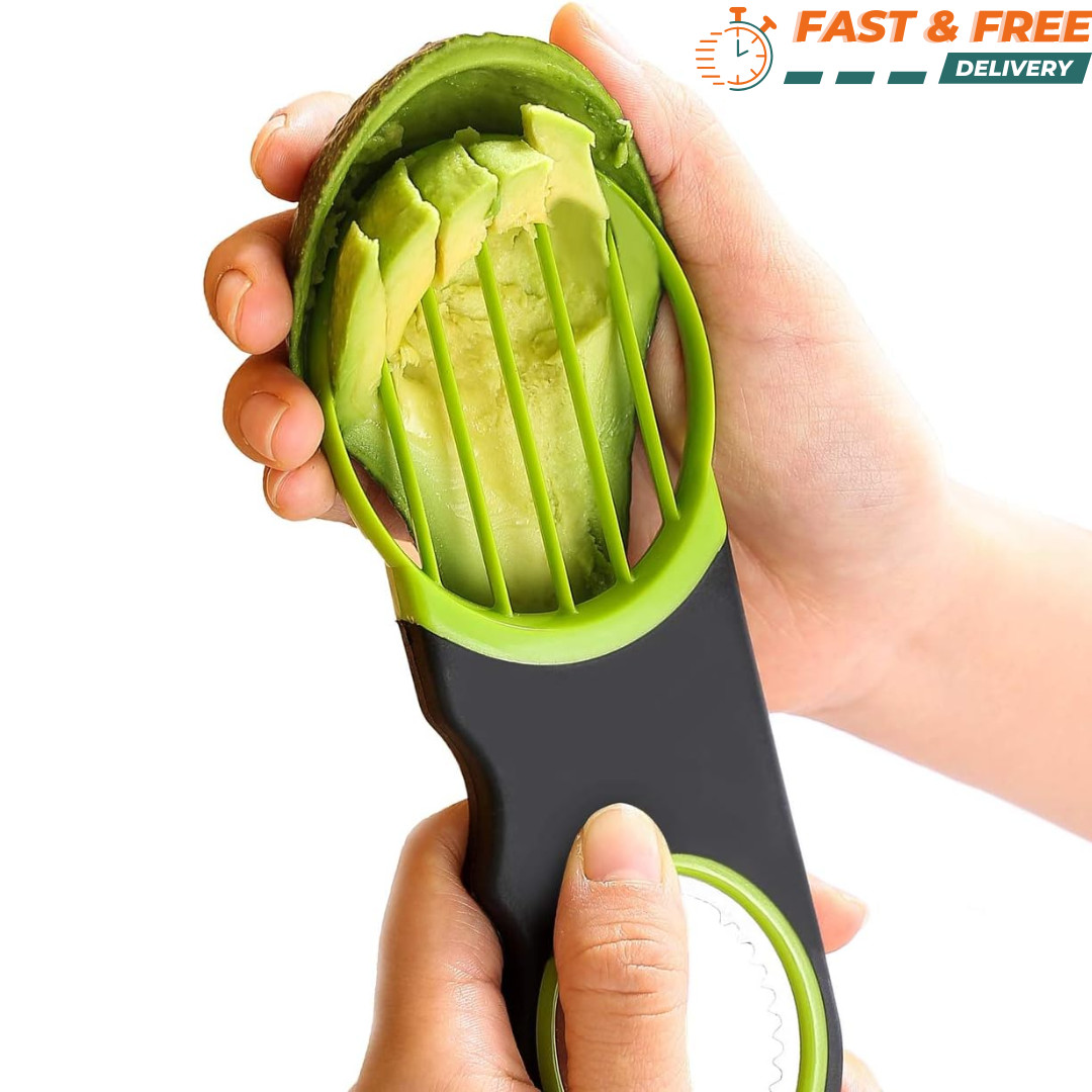 3-In-1 Avocado Cutter and Pit Remover Avocado Slicer Avocado Tool Set