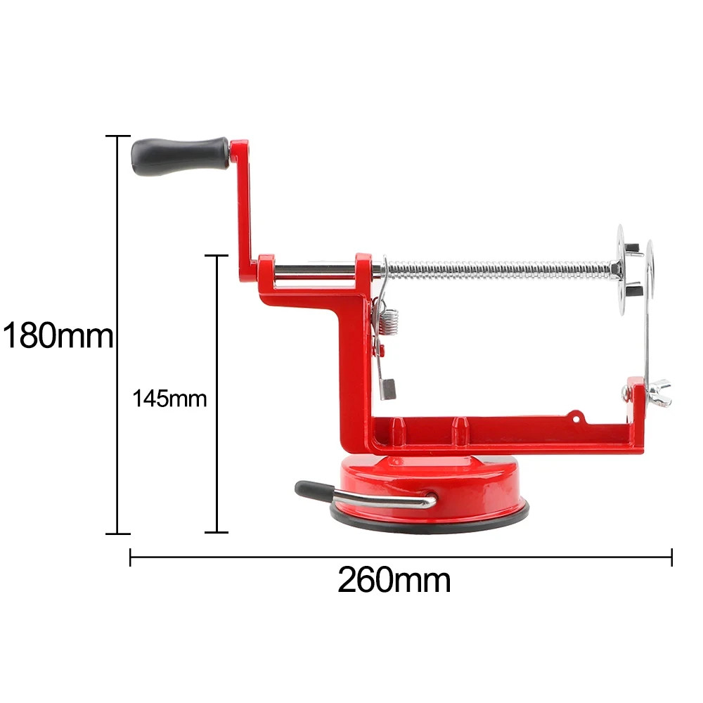 Heavy Duty Fruit Peeler Apple Peeler Corer Slicer Potato w/ Suction Base