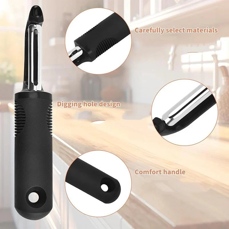 Good Grips 7.5 in SWIVEL PEELER, Stainless Steel & RUBBERIZED Grips, NEW!