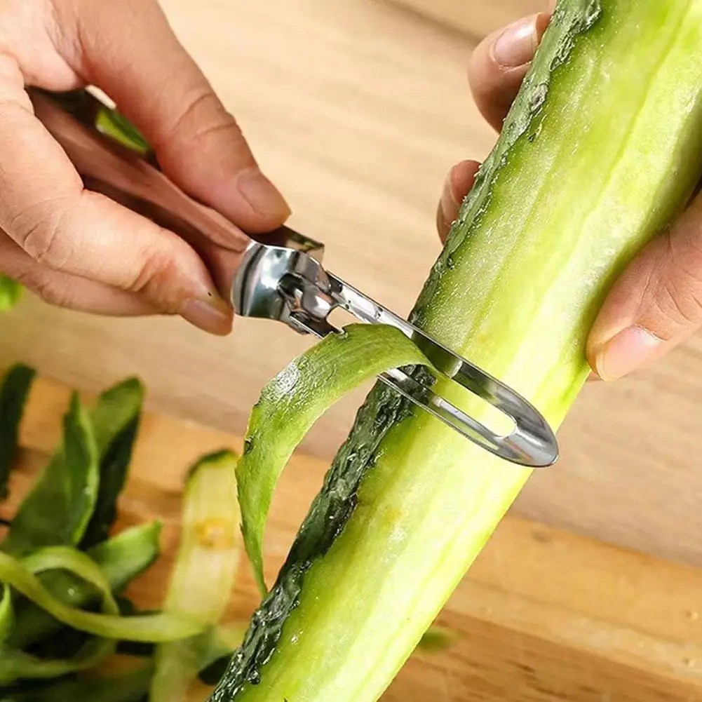 “Old-School” Professional Vegetable, Potato, Carrot Peeler – Stainless Steel Bod