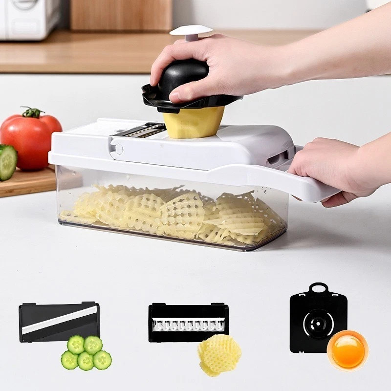 15-In-1 Vegetable Fruit Chopper Cutter Food Onion Veggie Dicer Slicer Kitchen