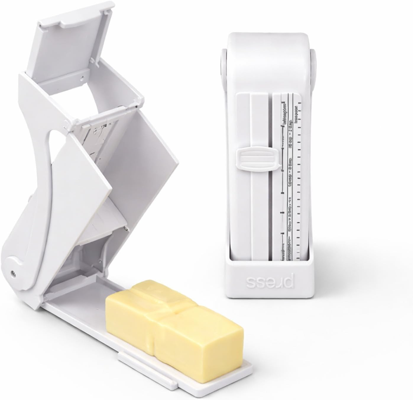 Butter Slicer and Dispenser, Adjustable Cutter for Stick Butter, White | ABS Bod