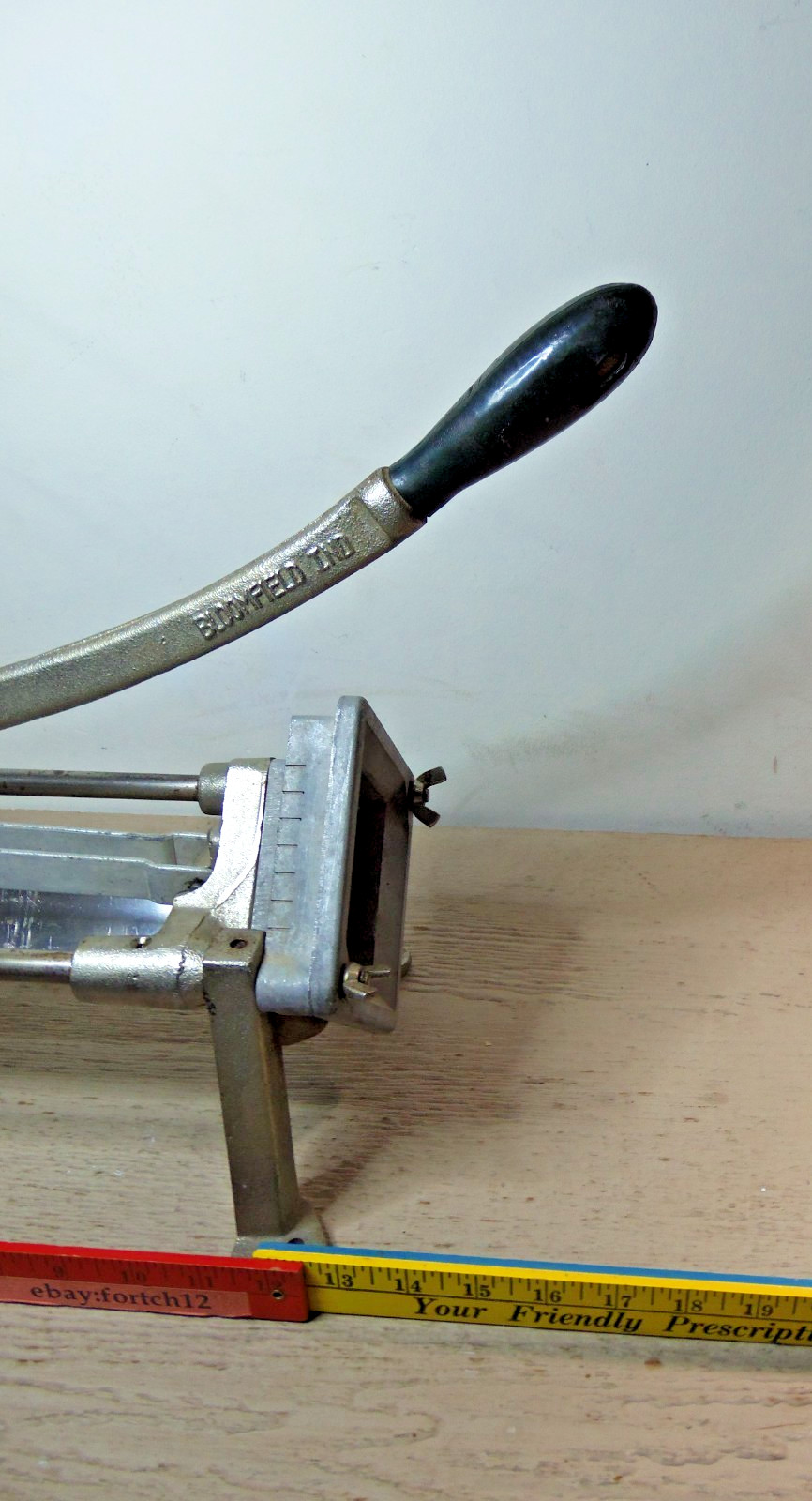 Vintage Bloomfield Industries French Fry Cutter Cast Iron Kitchen