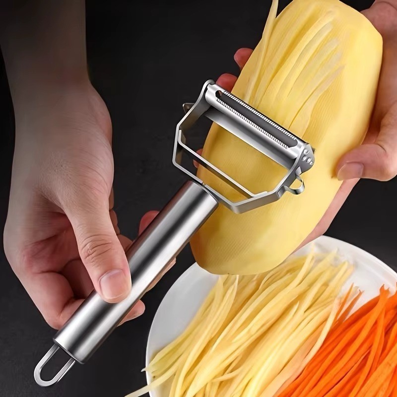 Stainless Steel Vegetable Peeler Julienne Slicer Kitchen Tool for Fruit & Potato