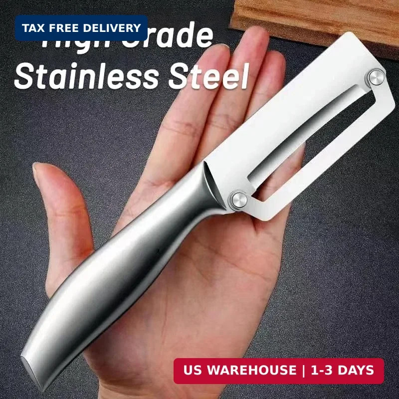 1 Pack Thick Vegetable Peeler-Sugarcane Pumpkin Peeling Knife-Ultra Sharp Stainl