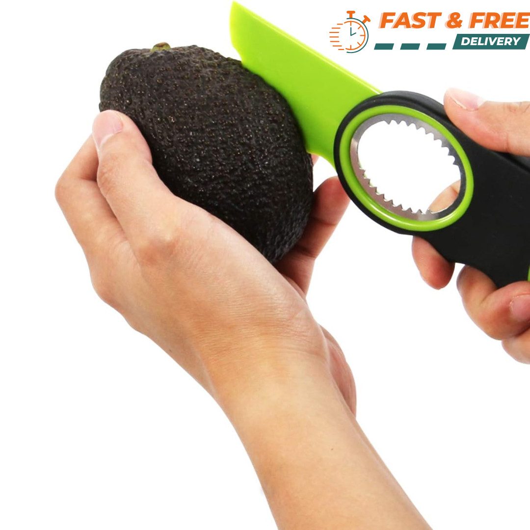 3-In-1 Avocado Cutter and Pit Remover Avocado Slicer Avocado Tool Set