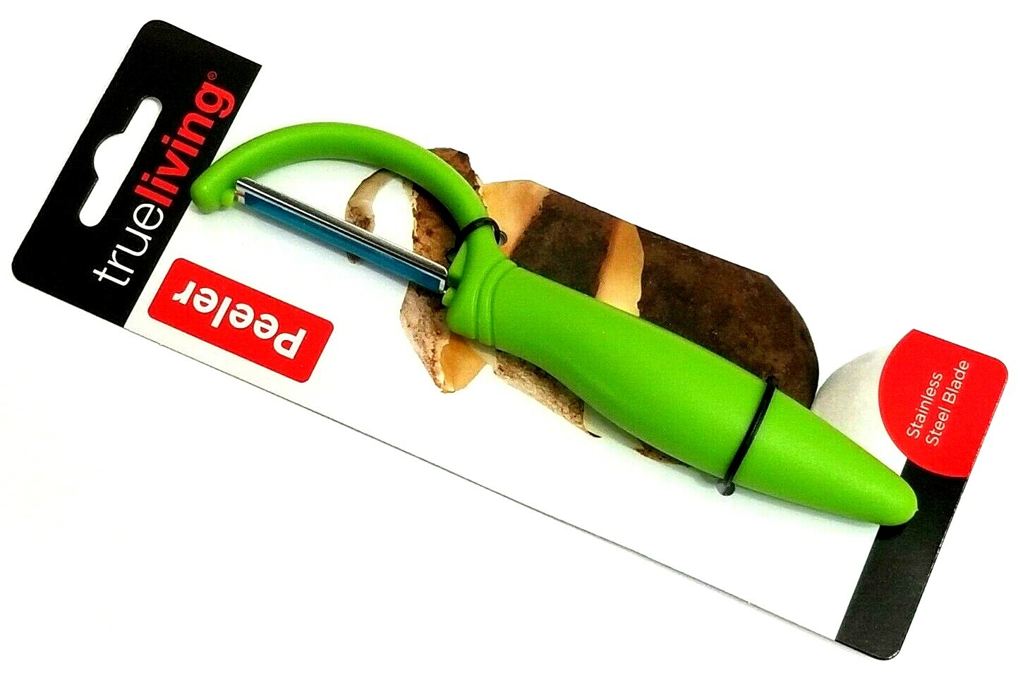 BRAND NEW TRUELIVING VEGETABLE CARROT POTATO PEELER KITCHEN UTENSIL GREEN