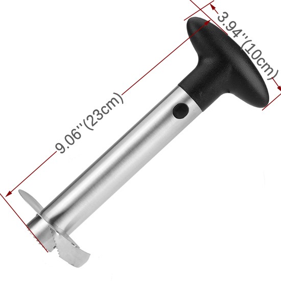 1pc Stainless Steel Pineapple Corer Peeler Handheld Cylindrical Pineapple cutter