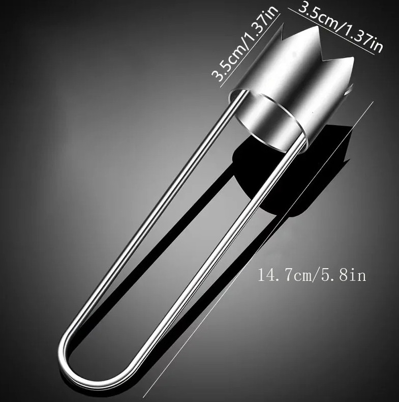 1 pc Stainless Steel Fruit Corer Apple Pepper Core Remover Tool