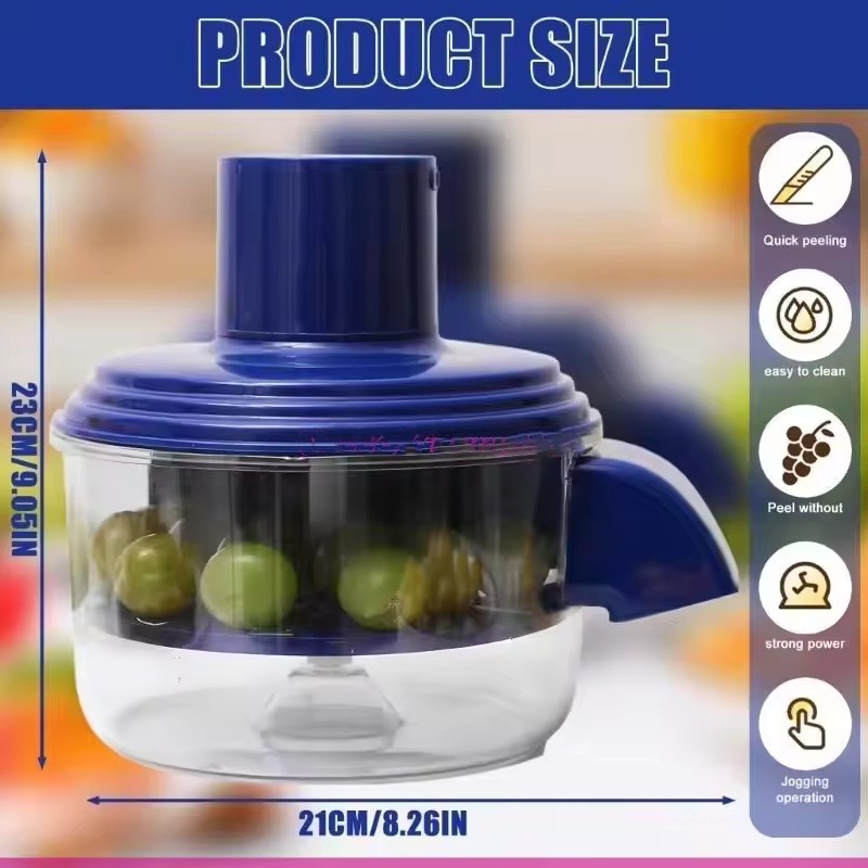 Automatic Grape Peeler – Electric Fruit Peeling Machine for Home Use