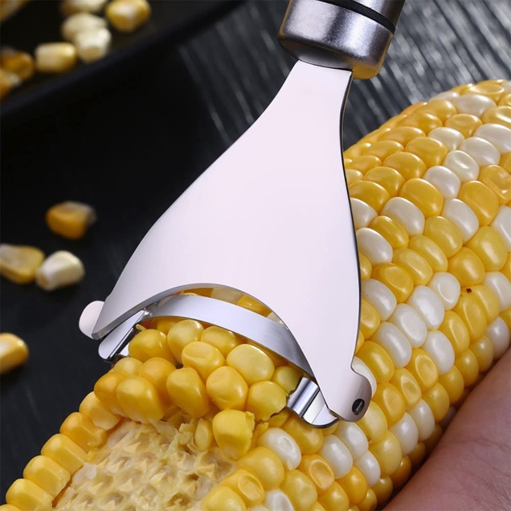 Corn Cob Peeler – Stainless Steel Thresher & Stripper, Kitchen Cutting Tool