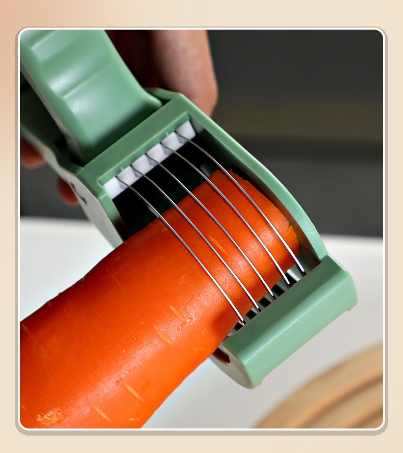 1PC Banana Slicer Salad Cutter Vegetable Cutter Stainless Steel Fruit Slicer